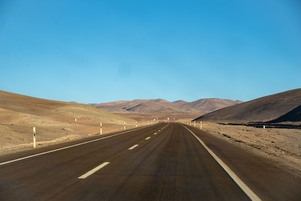 On the road to Cerro Armazones