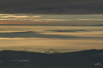 View from Ślęża during sunrise 3